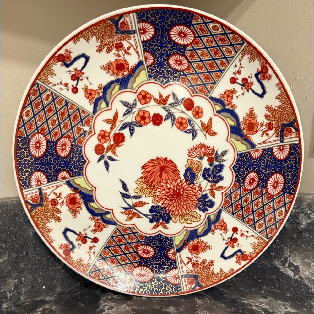 Vintage Imari Decorative Plate from Datang Tatung